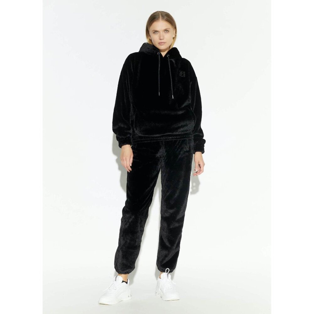 Juicy Couture x Apparis Faux Fur Tracksuit Black